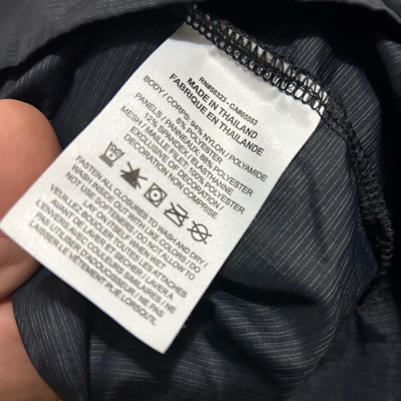 Nike 1/4 Zip Windbreaker Pullover Size Medium Gray/Red - Picture 6 of 13